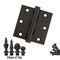 Embassy 3 x 3 Solid Brass Hinge, Oil Rubbed Bronze Finish with Flat Tips 3030US10B-1 - alternate 3